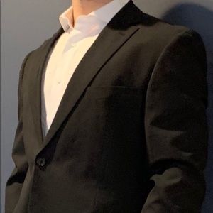 Black Hugo Boss suit